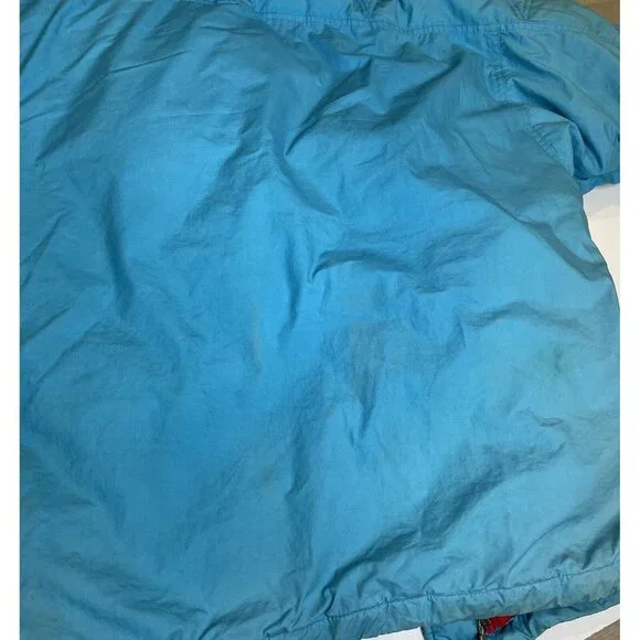 North Face Vintage 80s Down Feather Jacket Puffer Men’s Blue L - Picture 13 of 14